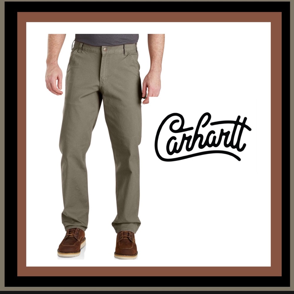 Carhartt Washed Duck Relaxed Fit in Desert Size 38 X 30